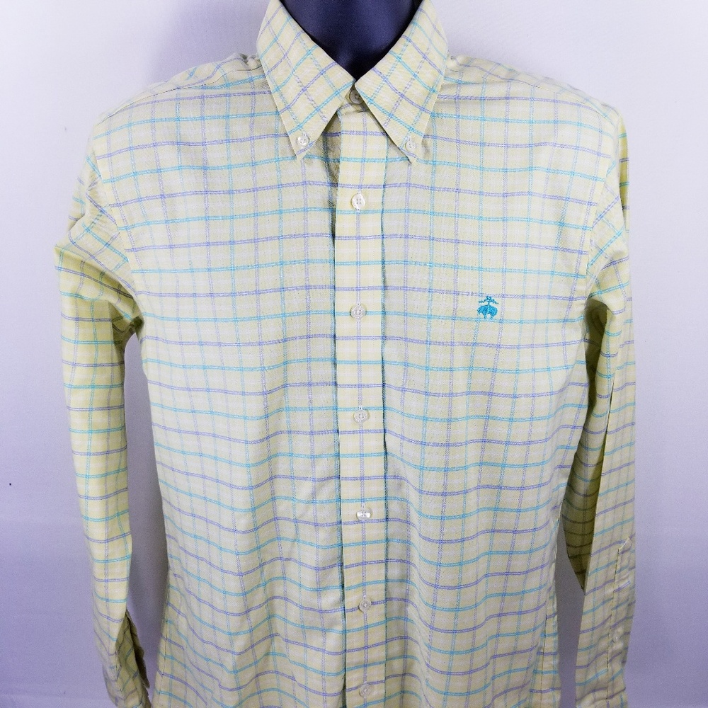 Brooks Brothers 1818 slim fit non iron button down - Picture 1 of 8